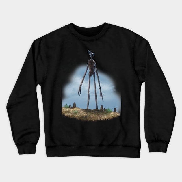 Sirenhead Crewneck Sweatshirt by Ladycharger08